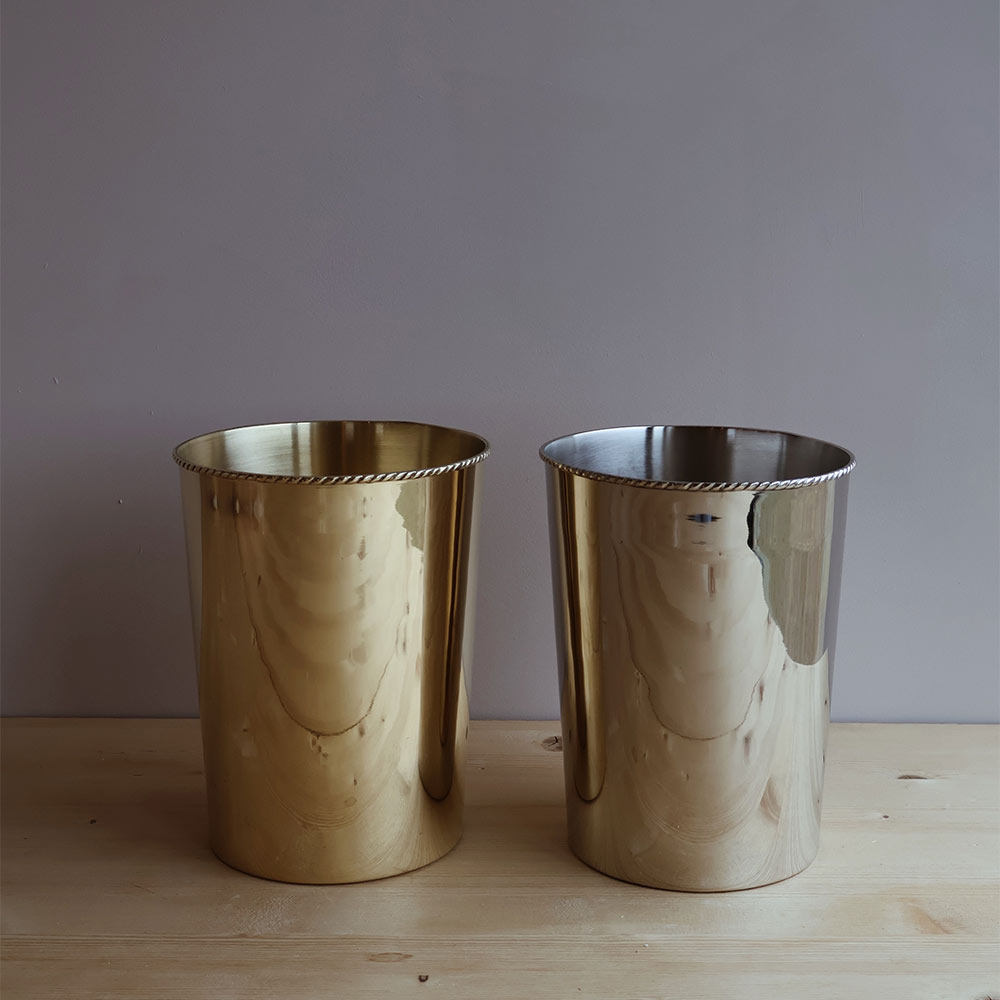 Roan Iris Meadow Bucket Vase