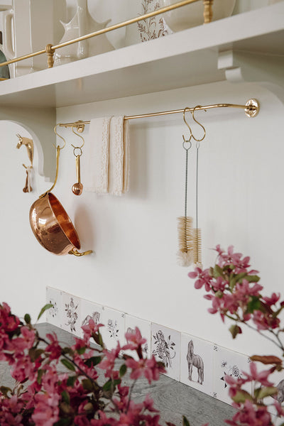 Roan Iris Stillwater Bar - Unlacquered Brass
