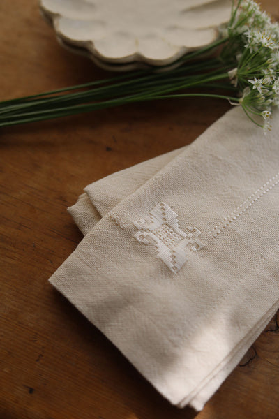 Handcrafted Needlework Napkin Set