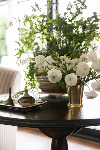 Roan Iris Tray - Polished Nickel