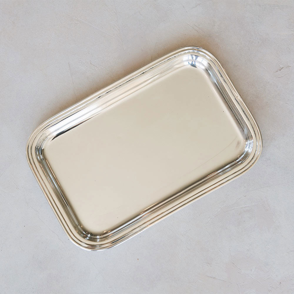 Roan Iris Tray - Polished Nickel