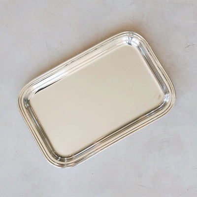 Roan Iris Tray - Polished Nickel