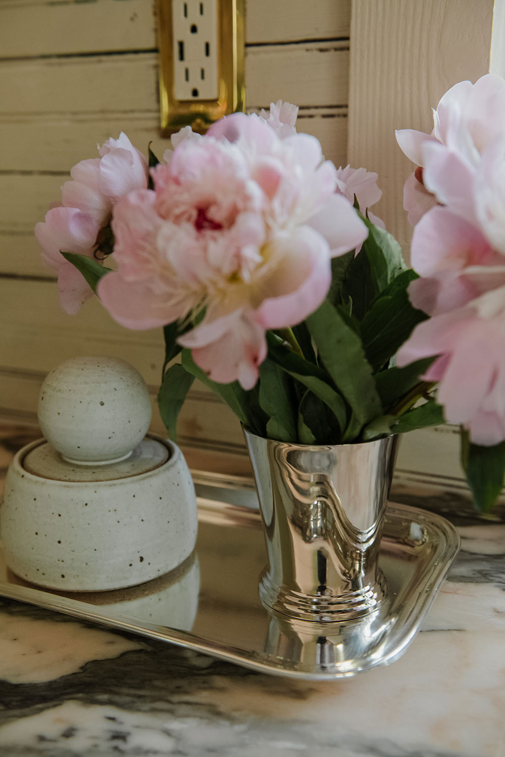 Roan Iris Bitterroot Vase