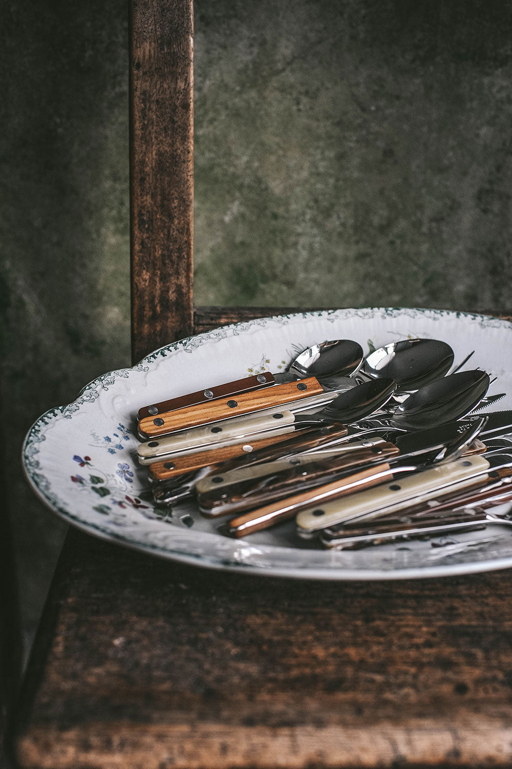 Teak Flatware Set