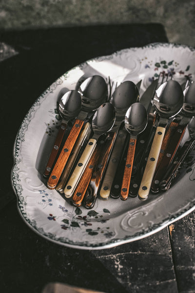 Cream Flatware Set