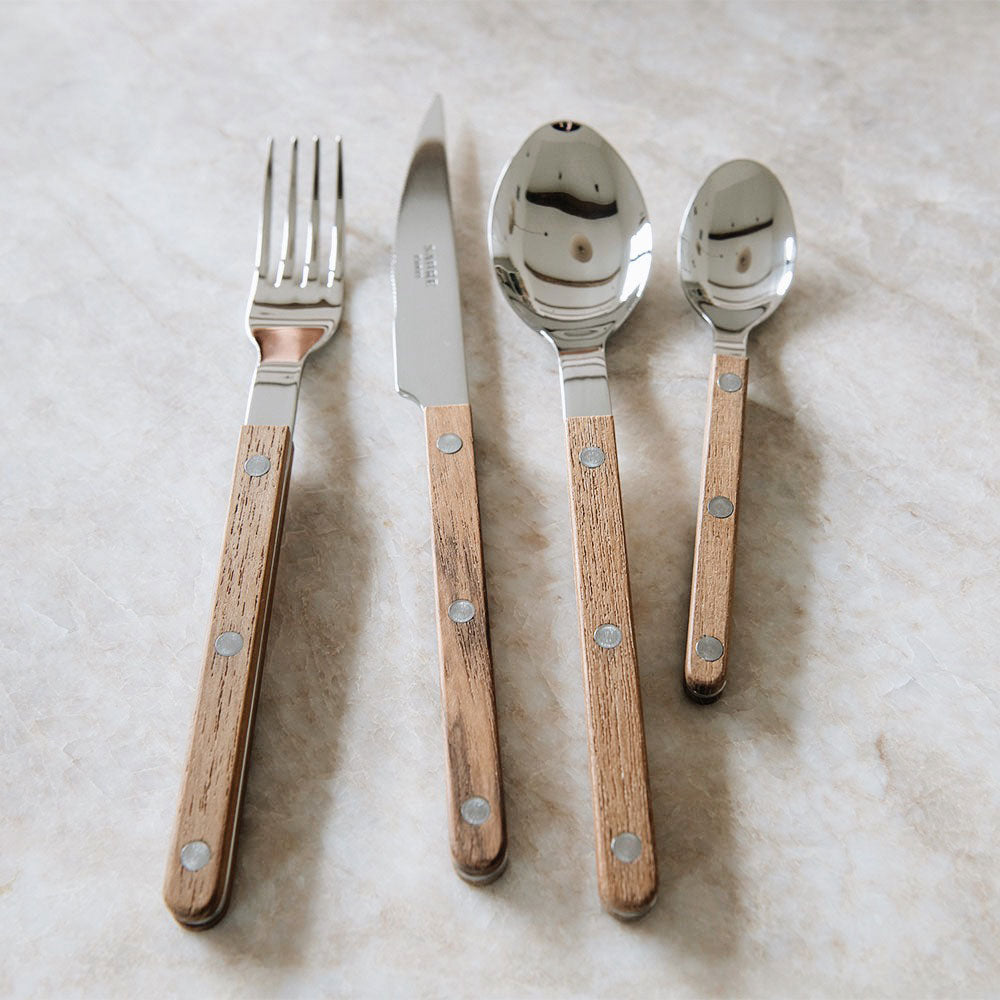 Teak Flatware Set