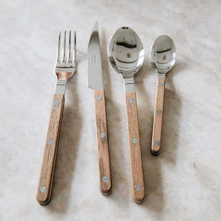 Teak Flatware Set