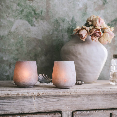 Sandy Tealight Candle Holder