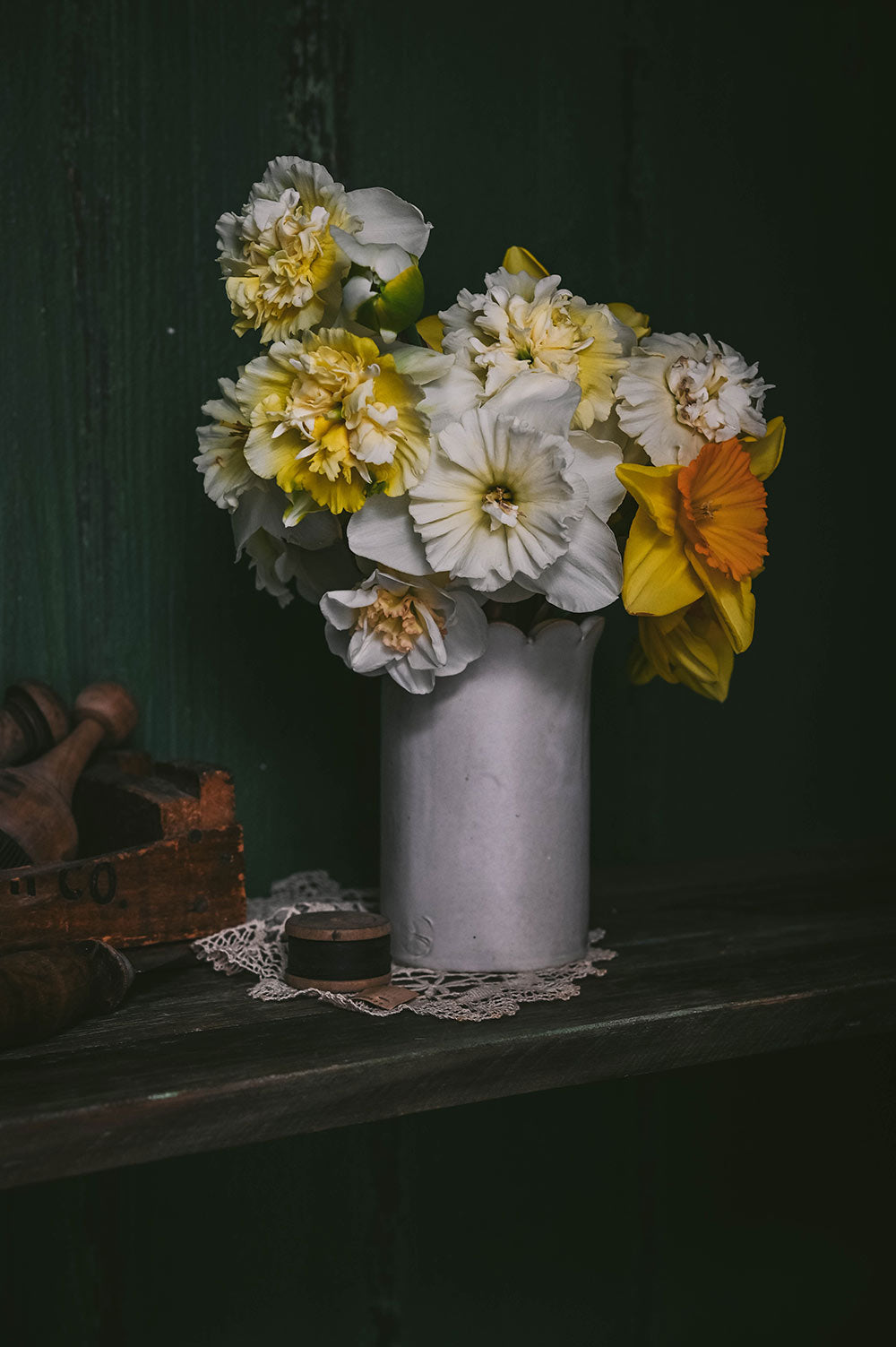 Scallop Ceramic Vase