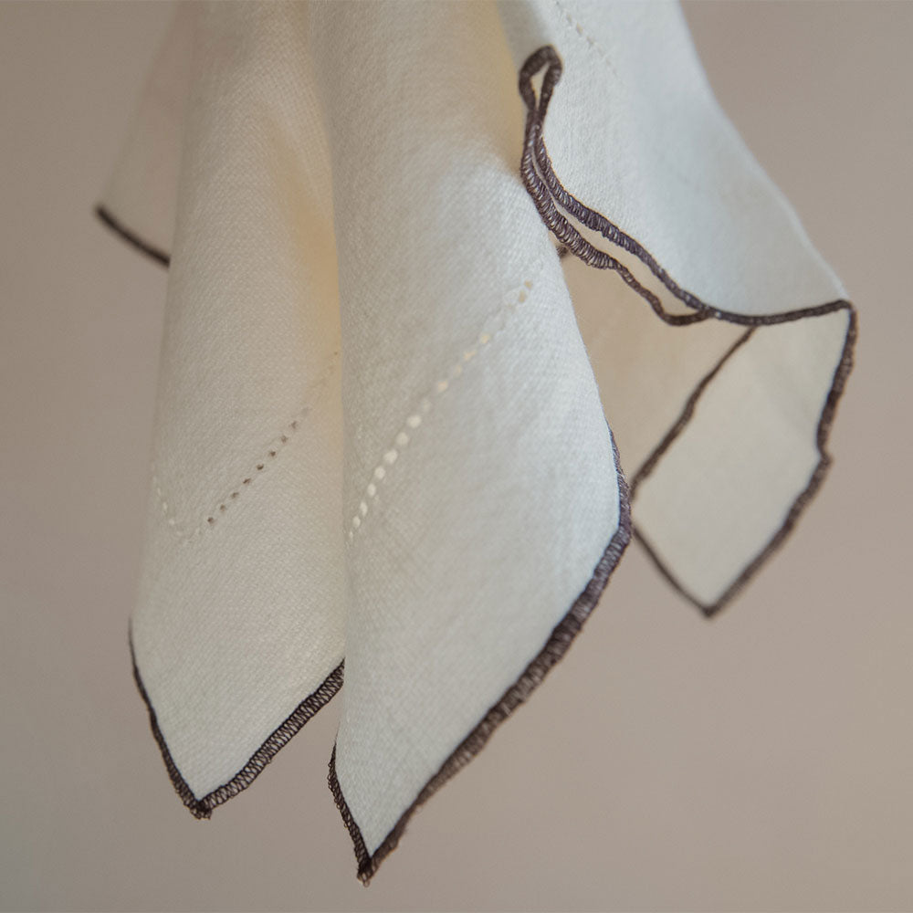 Soft Heavyweight Linen Napkin - Cream