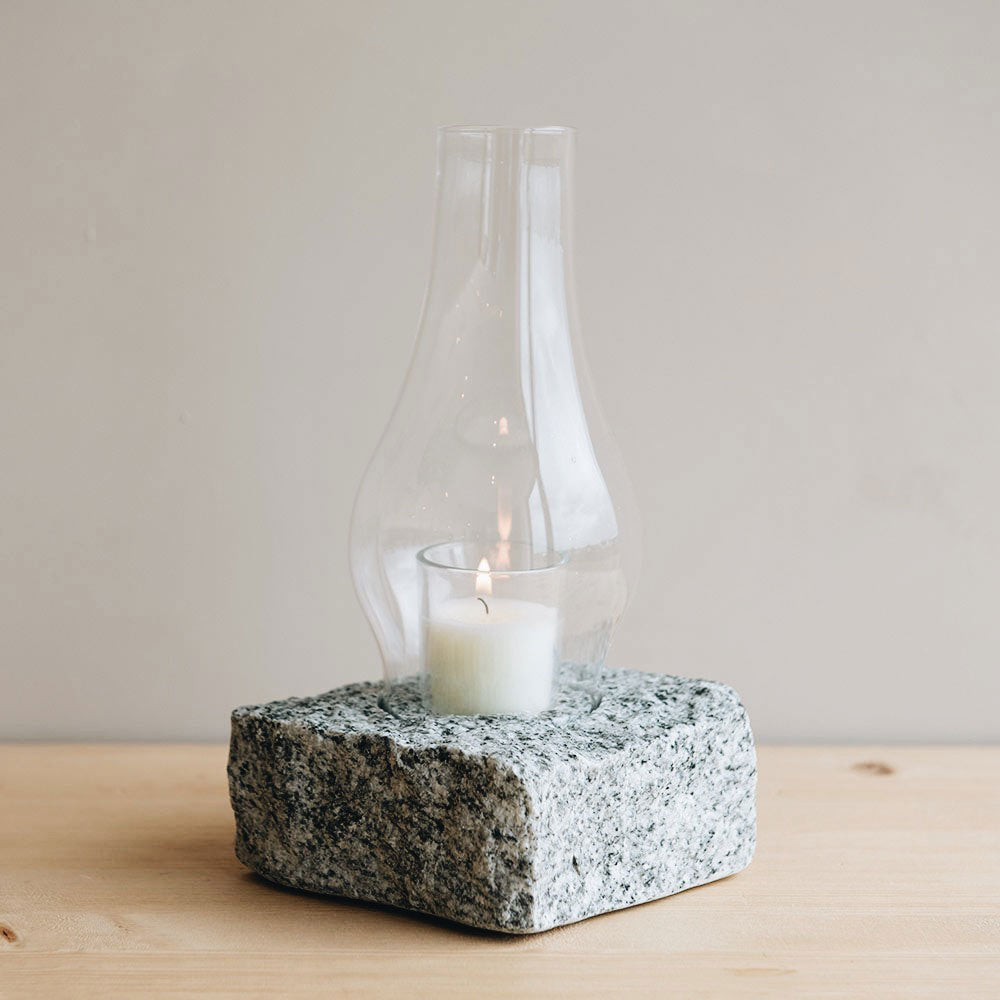 Stone Hurricane Candle
