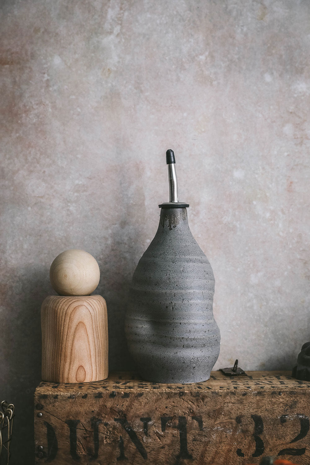 Stoneware Oil & Vinegar Cruet – roaniris.co