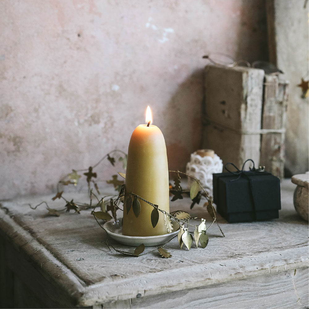 Stubby Beeswax Candle Set