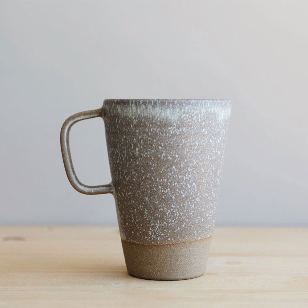 Tall Ceramic Coffee Mug - Dark
