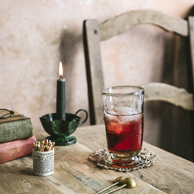 Emerald Iron Candle Holder