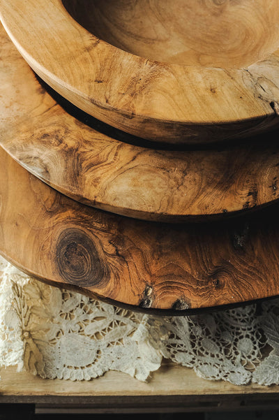 Teak Root Bowl