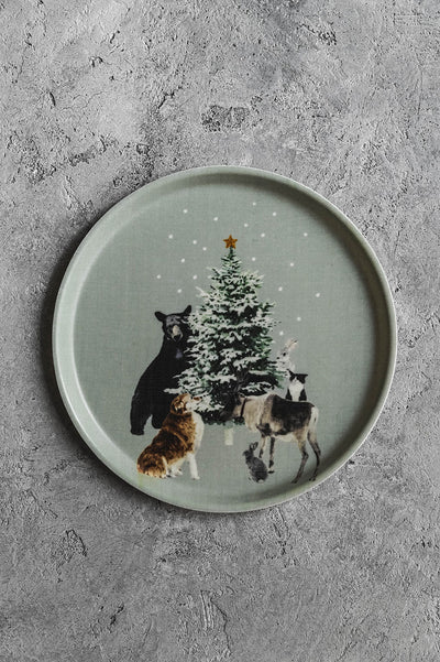 Linen Coated Winter Tray