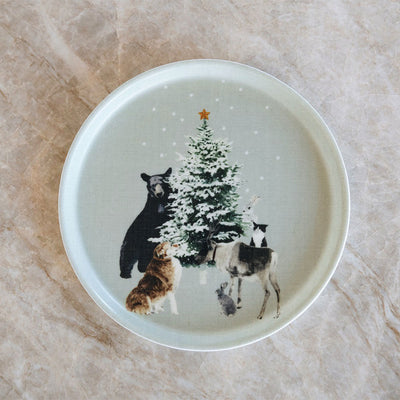 Linen Coated Winter Tray