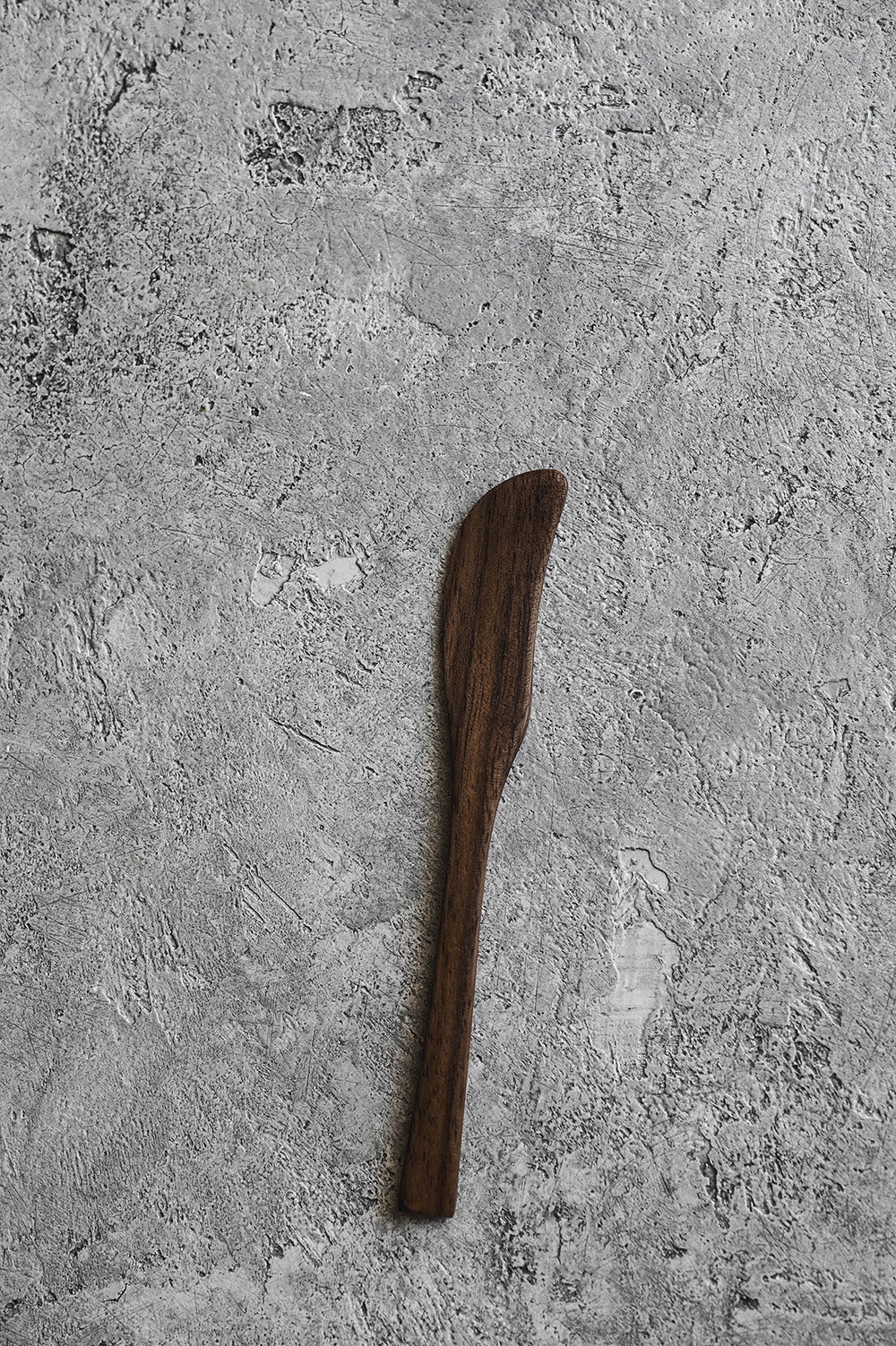 Hand Carved Walnut Butter Knife