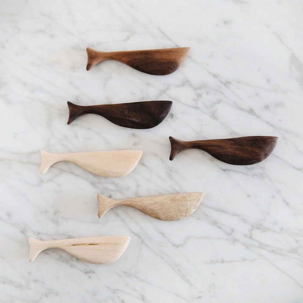 Wooden Whale Spreader - Maple