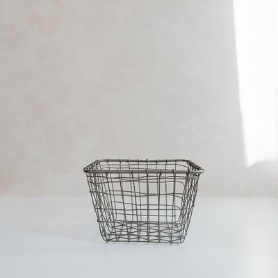 Woven Wire Storage Basket