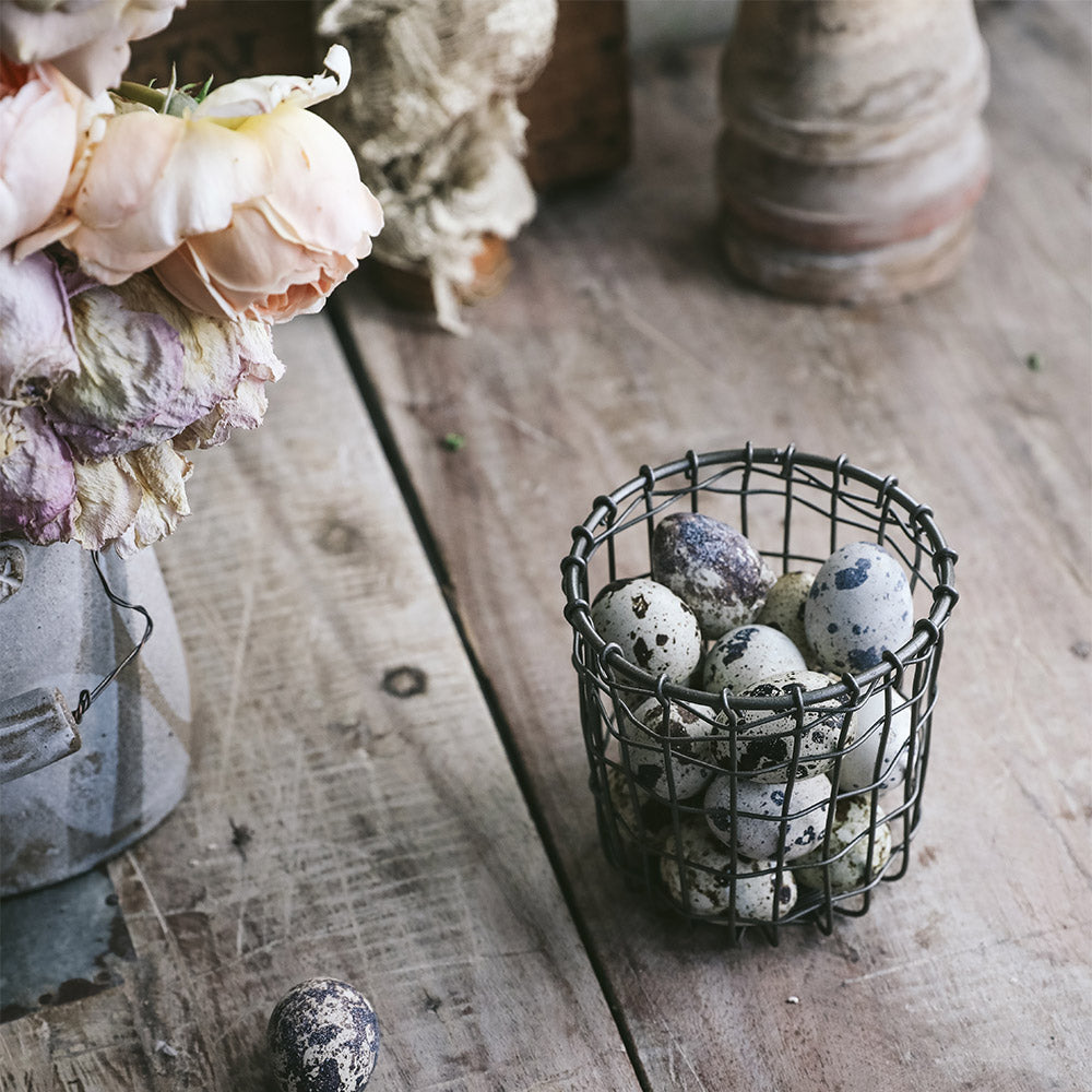 Woven Wire Storage Basket