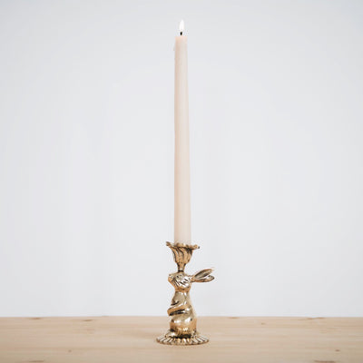 Brass Bunny Candlestick