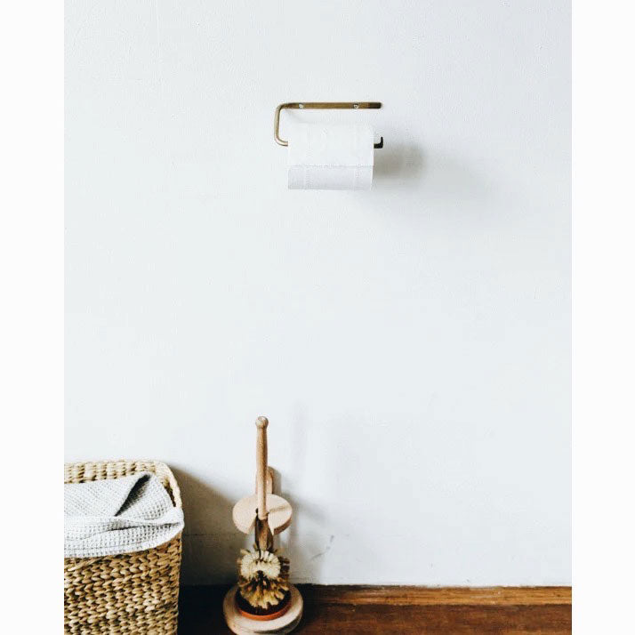 Allen Roth Harlow Gold Wall Mount Single Post Toilet Paper Holder | 161-HARTP-ARBG - View #7