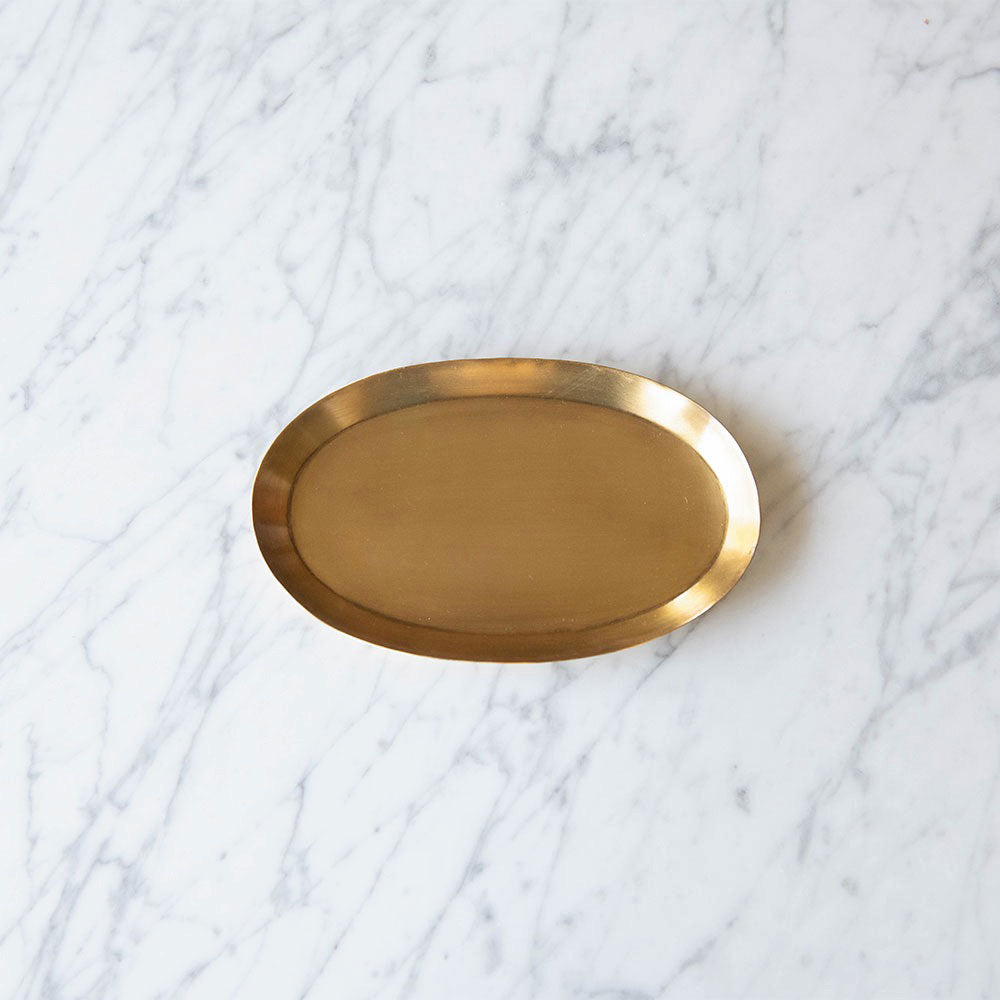 Oval Brass Tray - Small