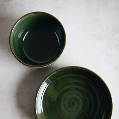 Ceramic Artisan Dinnerware - Fern