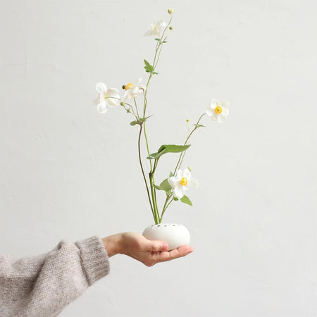 Ceramic Flower Frog