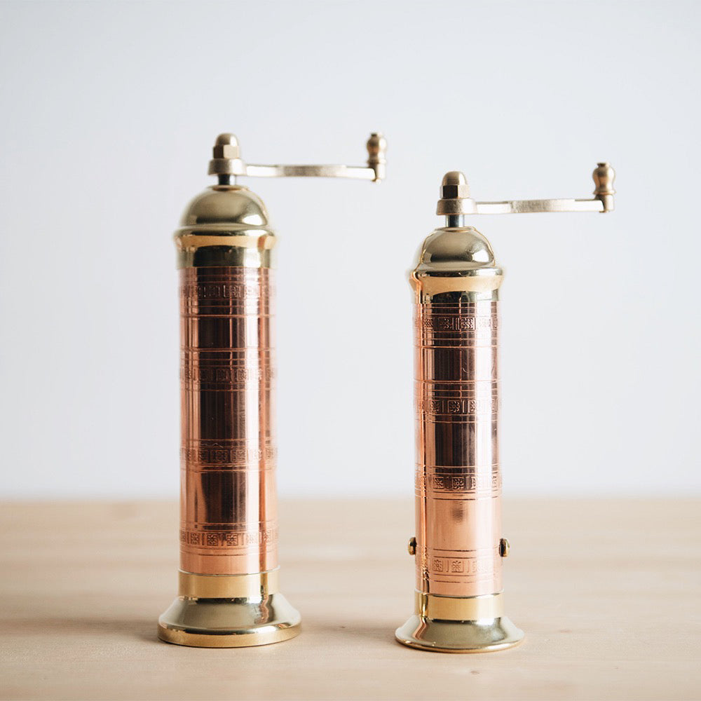 Copper & Brass Pepper Mill