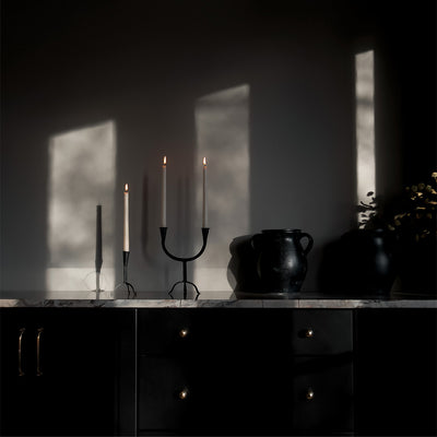 Iron Candle Stand - Double Arm