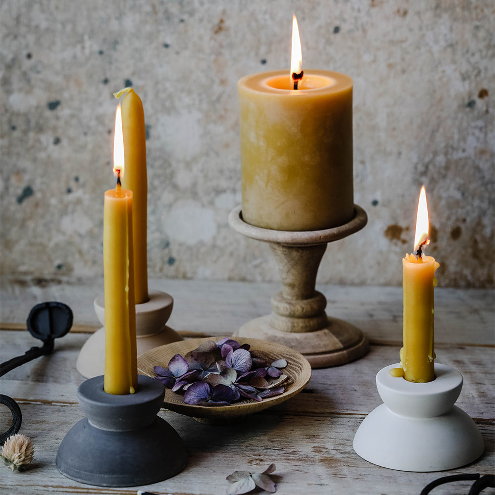 Beeswax Pillar Candle