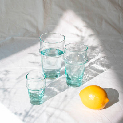 Handblown Recycled Glassware (set of 2)