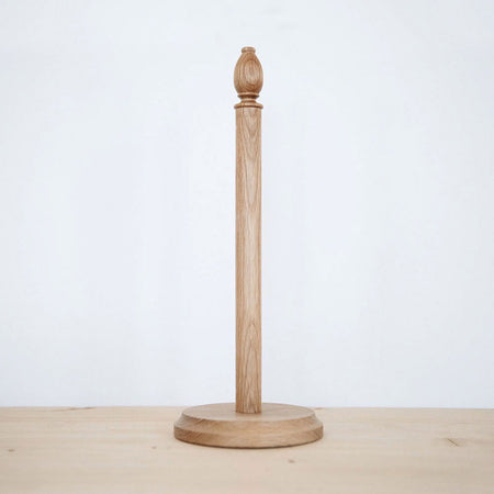 Oak Paper Towel Holder
