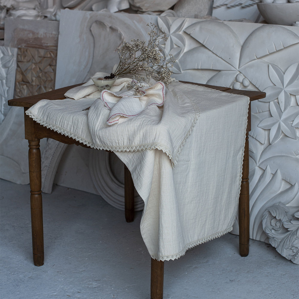 Pointelle Lace Tablecloth
