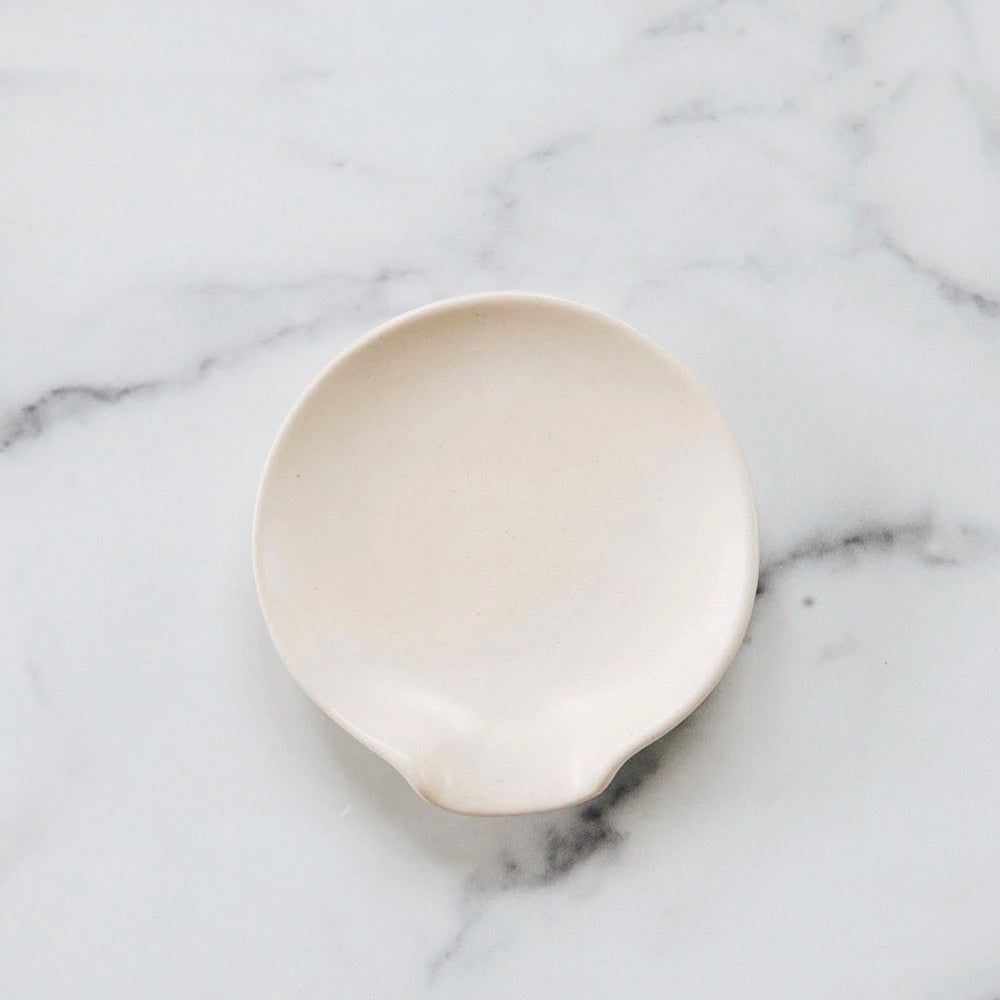 Simple Ceramic Spoon Rest