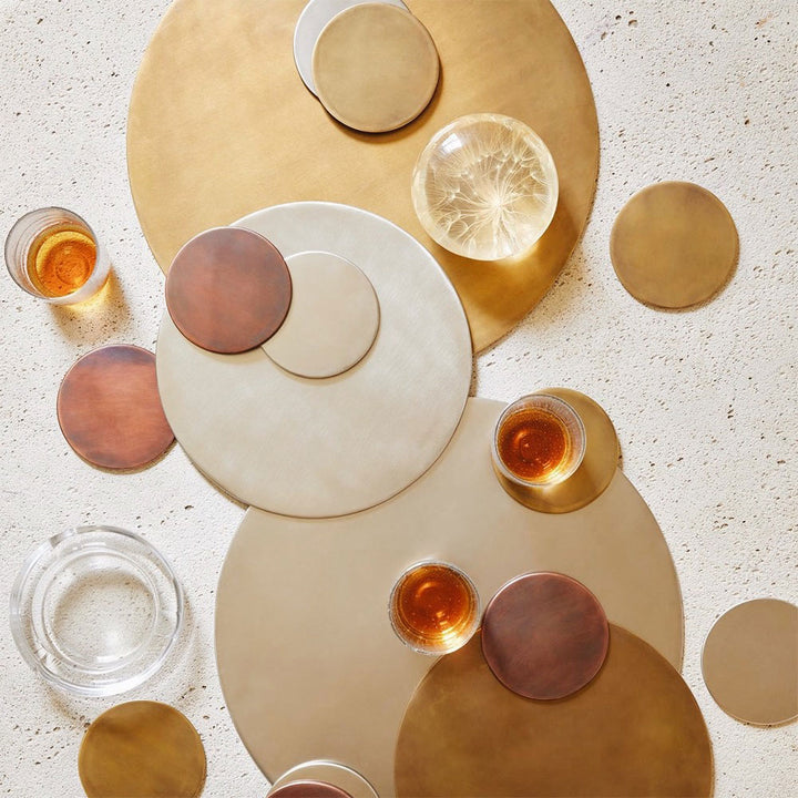 Brass Coaster Set – roaniris.co