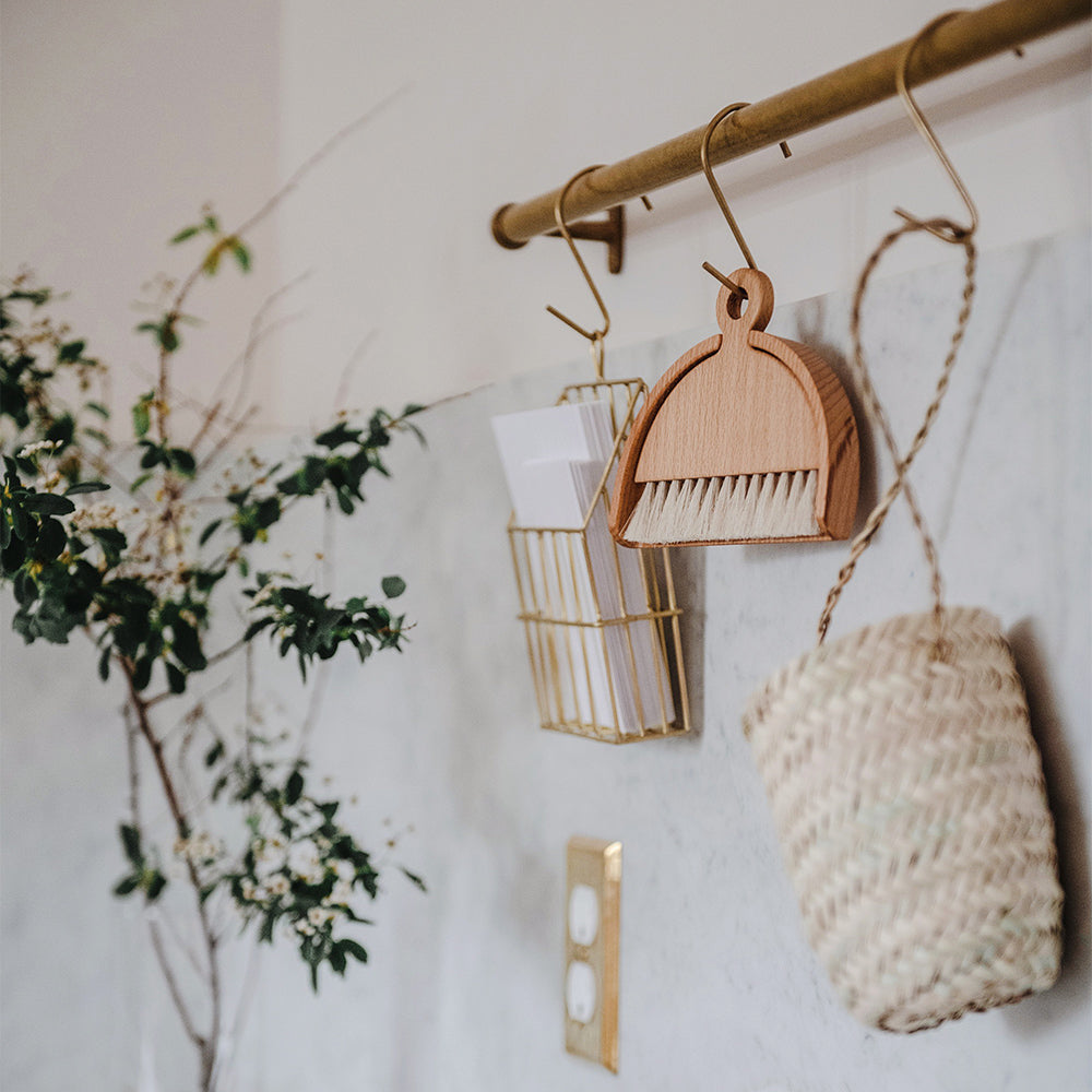 brass wall hanging planter Petite Brass Hanging Basket – roaniris.co