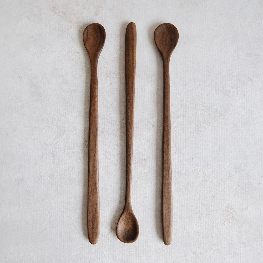 Hand Carved Walnut Tasting Spoon